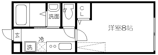 アークリード下天神 間取り