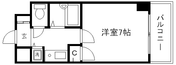 リーガル京都西陣 間取り