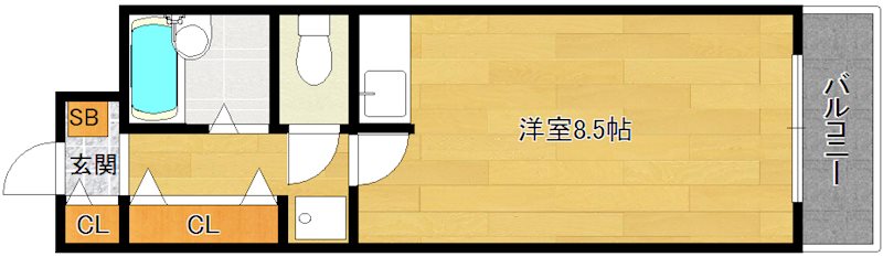 ニューポート内田 間取り