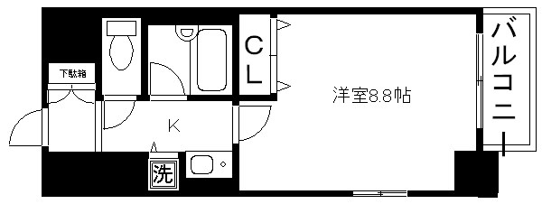 アクシルコート堀川今出川 間取り