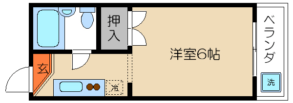 ロイヤルコーポタカハラ 間取り