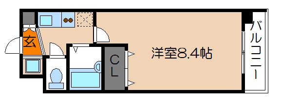 ハウスセゾン北野 間取り