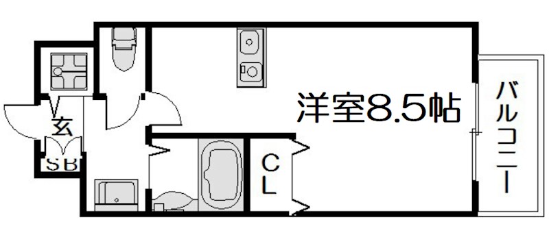 プレサンス京都烏丸ＮＥＸＴ 間取り
