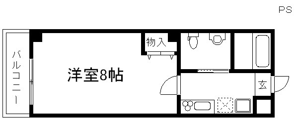 フラッティ今出川天神 間取り