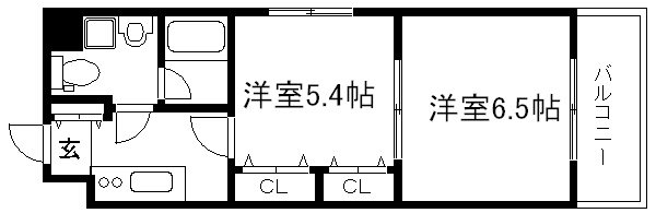 フェルミ堀川 間取り