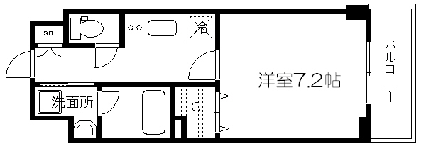 アスヴェル京都河原町二条 間取り