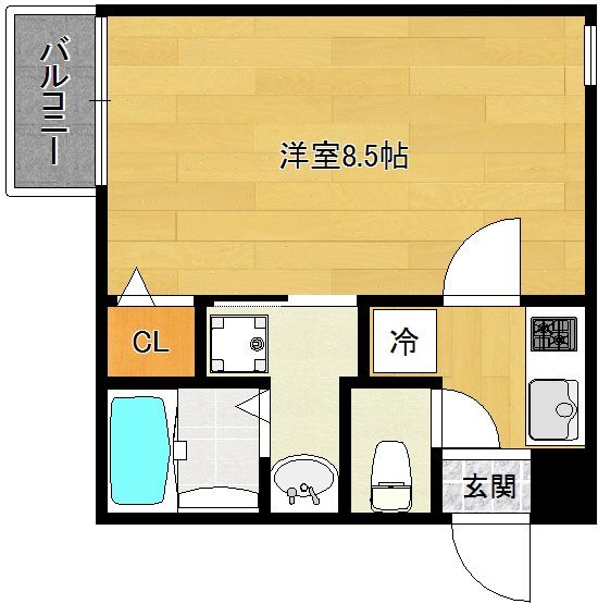 アークリード北野白梅町 間取り