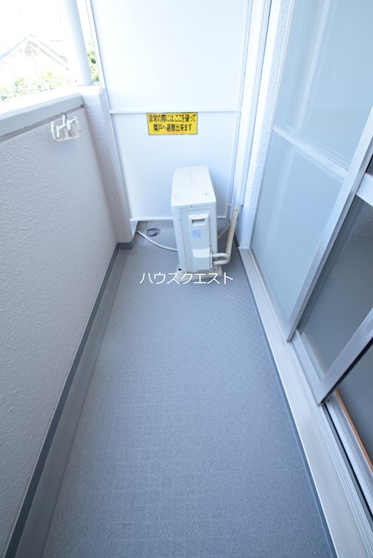 おおきに百万遍サニーアパートメント ベランダ