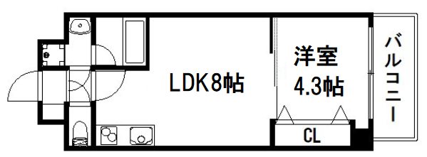 アクアプレイス京都三条朱雀 間取り