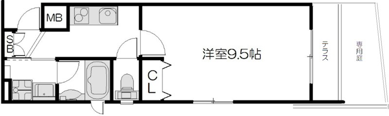べラジオ京都東山Ⅱ 間取り