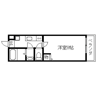 アドミ西院 間取り