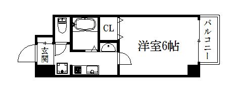 Un Castello 西院 間取り