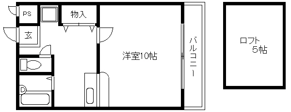 ベルメール北大路 間取り