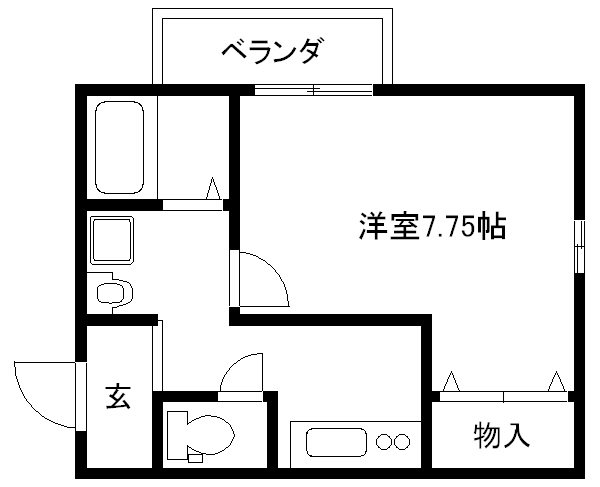 アパートメントsai 間取り