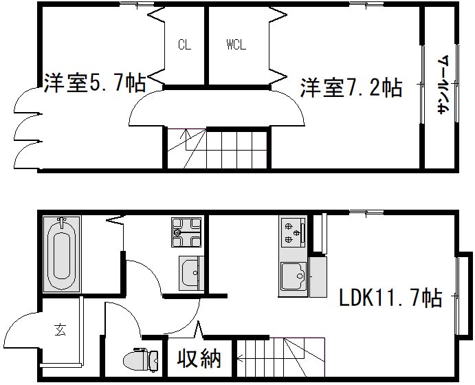 レクロッシュ 間取り