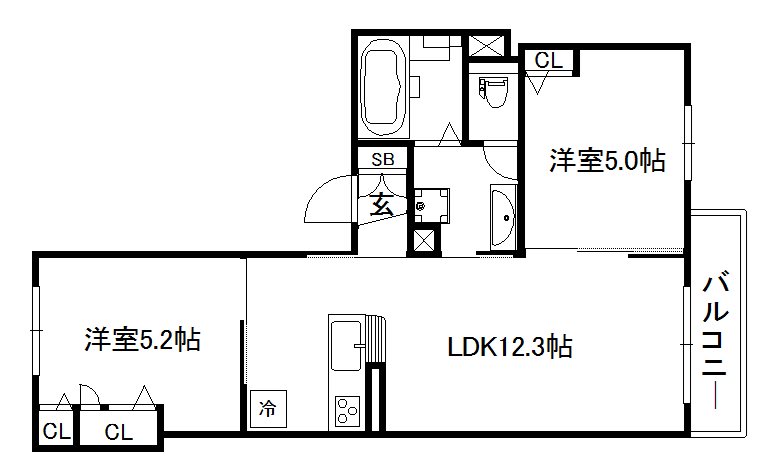 シャーメゾン北山 間取り