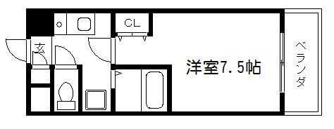 デプレ北野 間取り