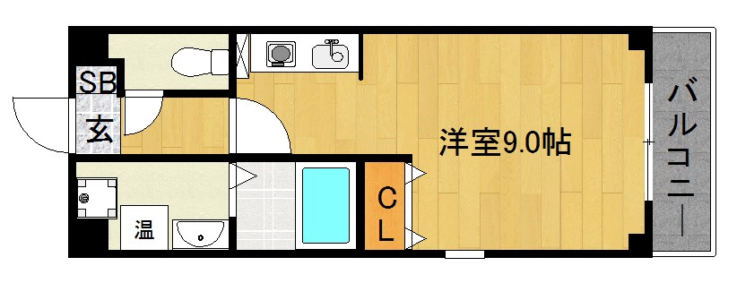 ランブラス衣笠 間取り