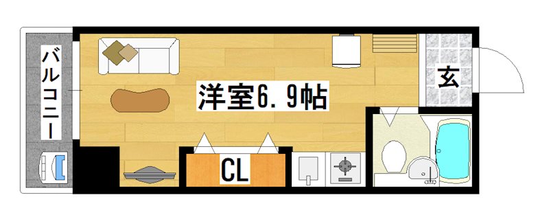 アスペースCSⅡ 間取り