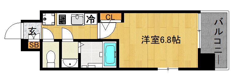 アスヴェル京都七条通 間取り