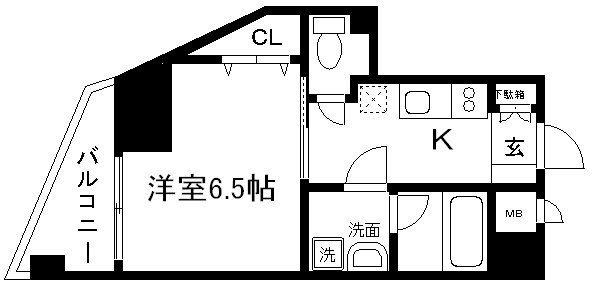 グラマシー京都（旧リエトコート塩小路堀川） 間取り