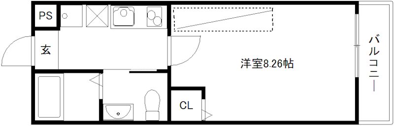 フラッティ毘沙門町 間取り