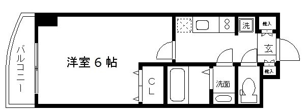 グラマシー京都（旧リエトコート塩小路堀川） 間取り
