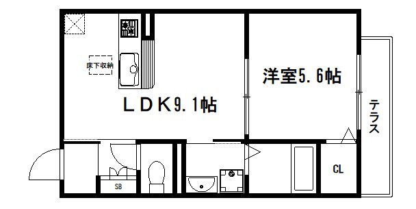 (仮称)セントリヴィエ京都衣笠　 間取り