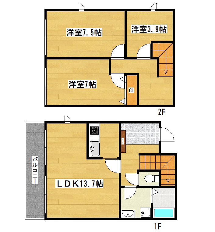陽だまりの詩　下鴨 間取り