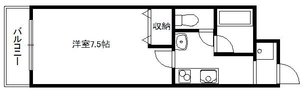 K’Sクラブハウス 間取り