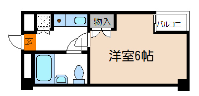 シティパレス御所西 間取り