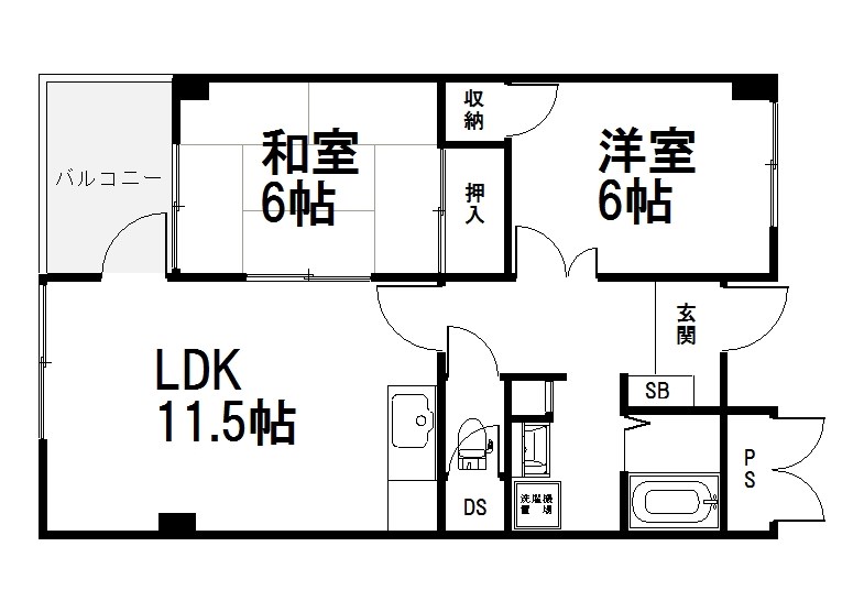 シルベーヌ北山 間取り