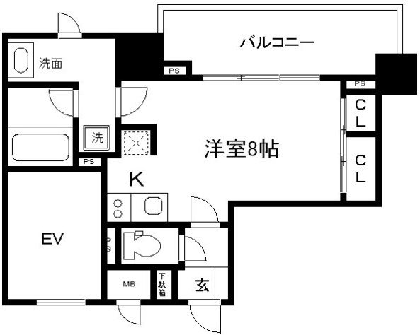 ALTA京都堀川ウインドア 間取り