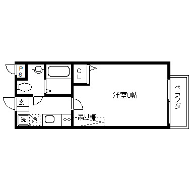 フラッティ上七軒 間取り