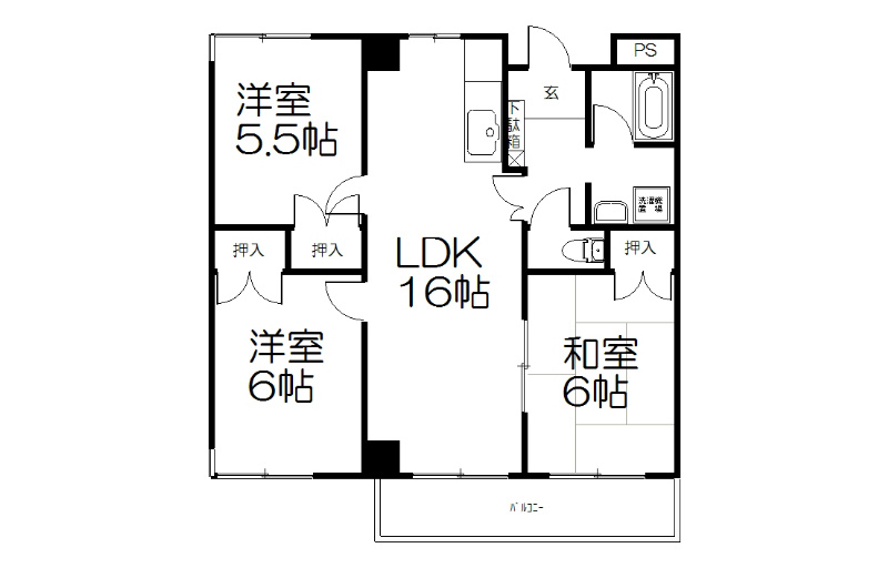 シルベーヌ北山 間取り