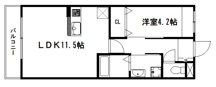 Palacio西院 間取り