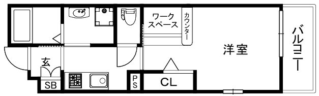 REVE　de 下鴨（レーヴ　ドゥ　シモガモ） 間取り