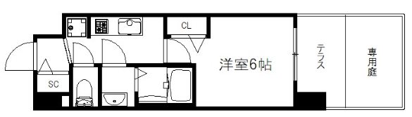 プレサンスTHE KYOTO彩美 間取り