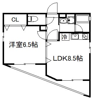 北大路エクセル三宅 間取り