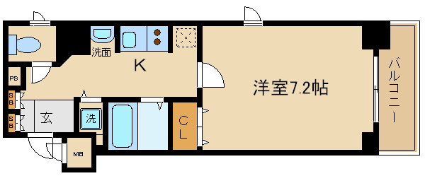 アクロス京都七条鴨川御苑 間取り