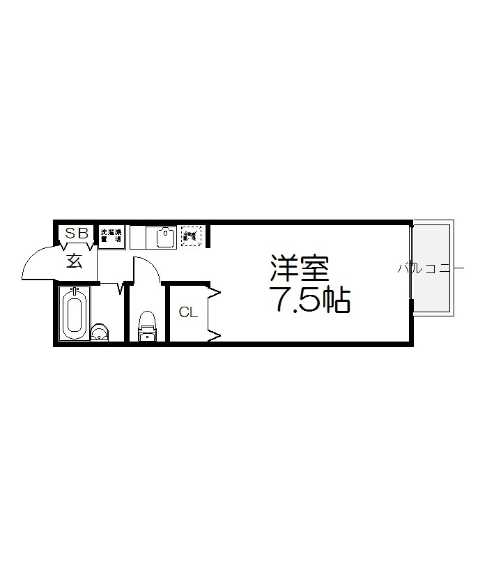 ルミエール松ヶ崎 間取り