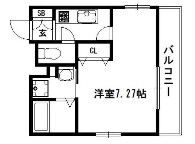 アクエルド京大北  間取り