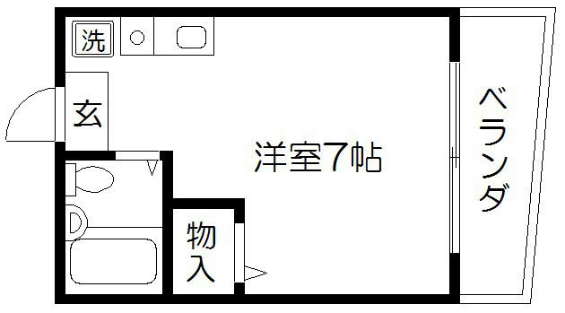 ロイヤルメゾン白梅町 間取り
