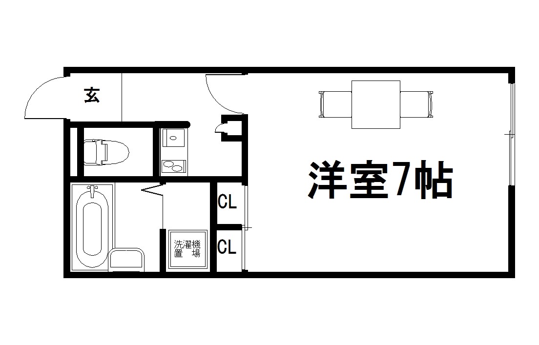 レオパレスアジェル岩倉南 間取り
