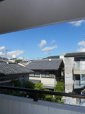 聖護院谷口マンション ベランダ