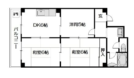 芦屋マンション 間取り