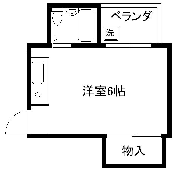 大橋ハイツ 間取り
