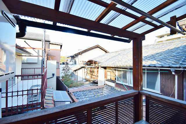 大橋ハイツ ベランダ