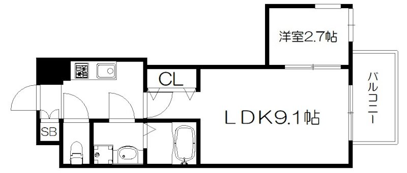 プレサンス京都洛南 間取り