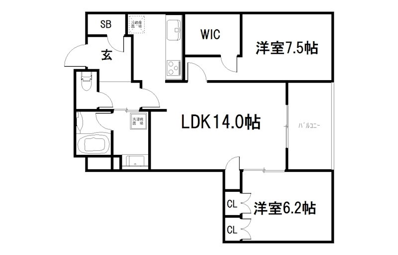 プレージア京都聖護院ノ邸 間取り